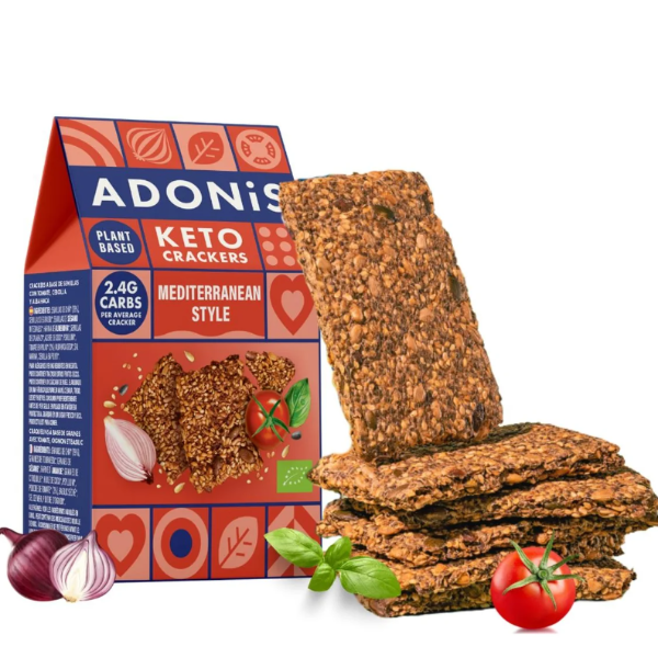Crackers keto Mediterranean Style