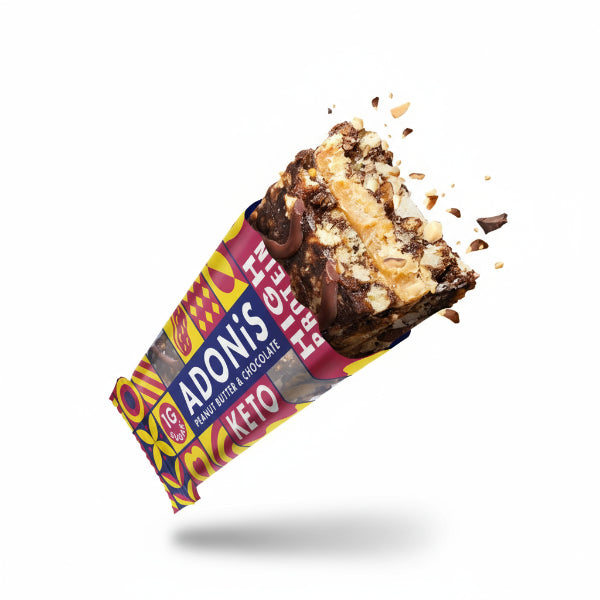 Baton keto cu unt de arahide si cacao (Adonis)