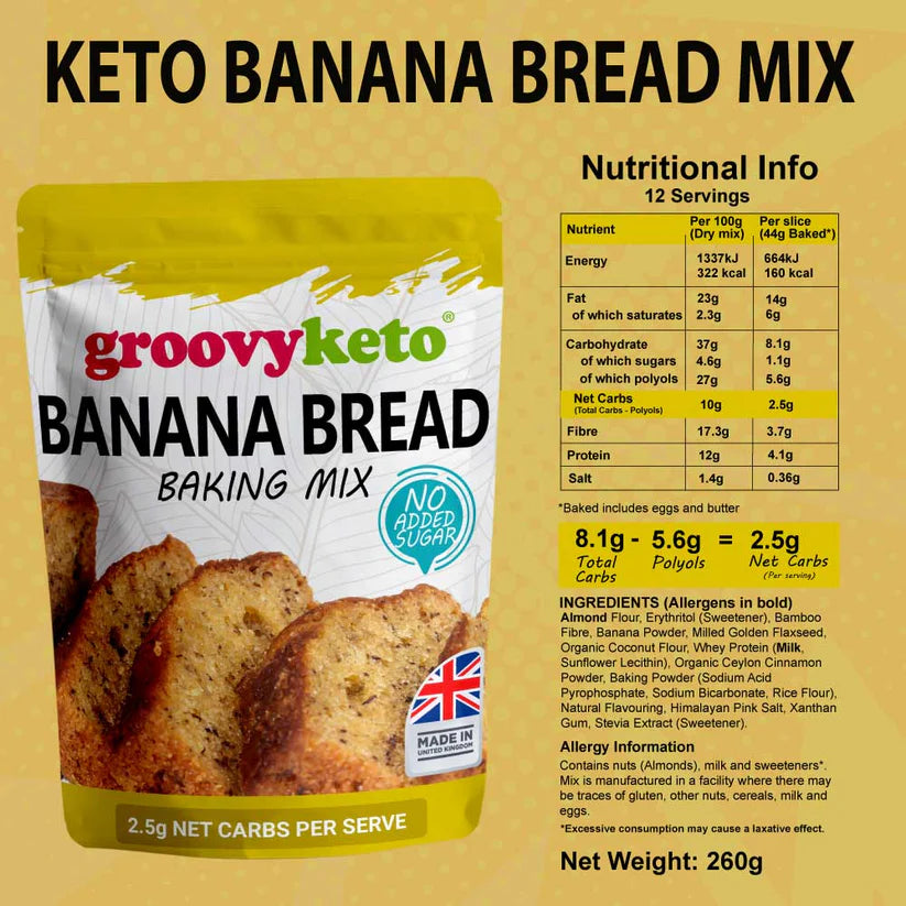 Mix Keto Prajitura Banana Bread