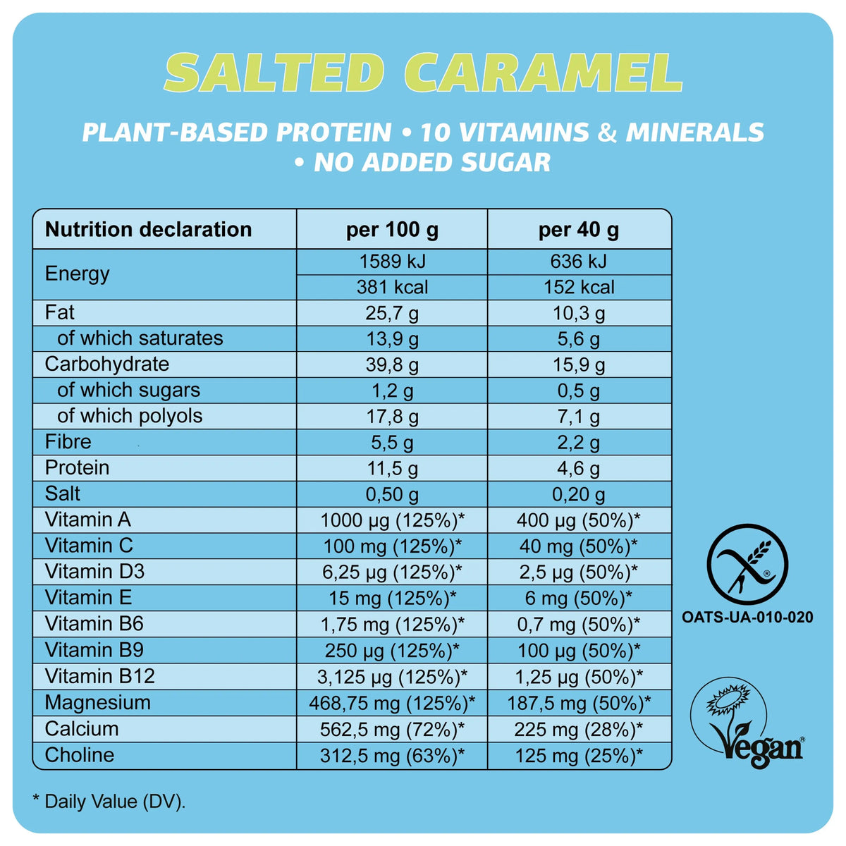 Baton vegan low-sugar CARAMEL SARAT (FIZI)