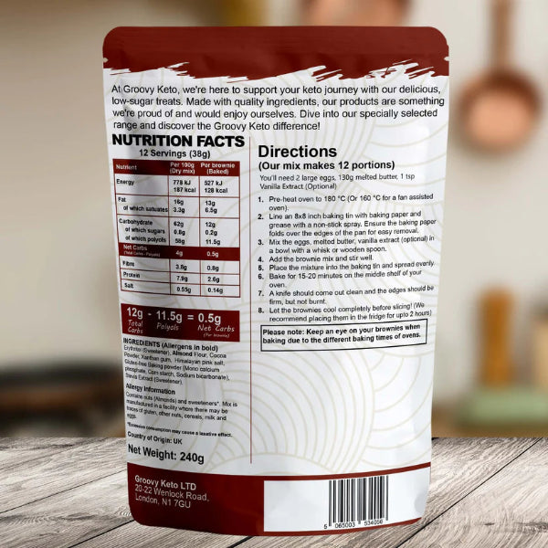 Mix Keto brownie cu ciocolata