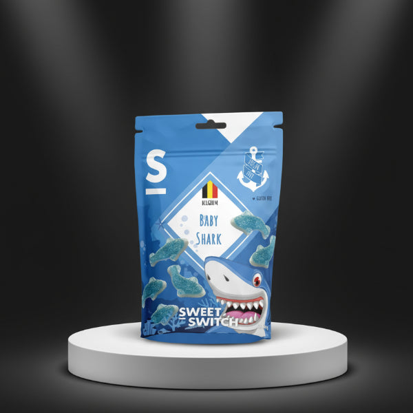 Jeleuri acrisoare - Baby Shark (fara zahar,  keto friendly)