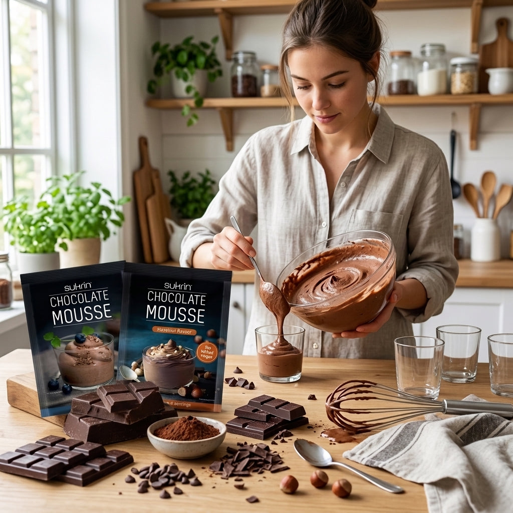 Mousse de ciocolata, 80 gr (Sukrin)