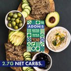 Crackers cu masline si seminte de chia, Keto (Adonis)