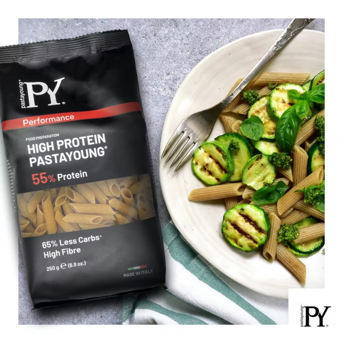 Paste proteice, low carb, Penne Rigate 250g