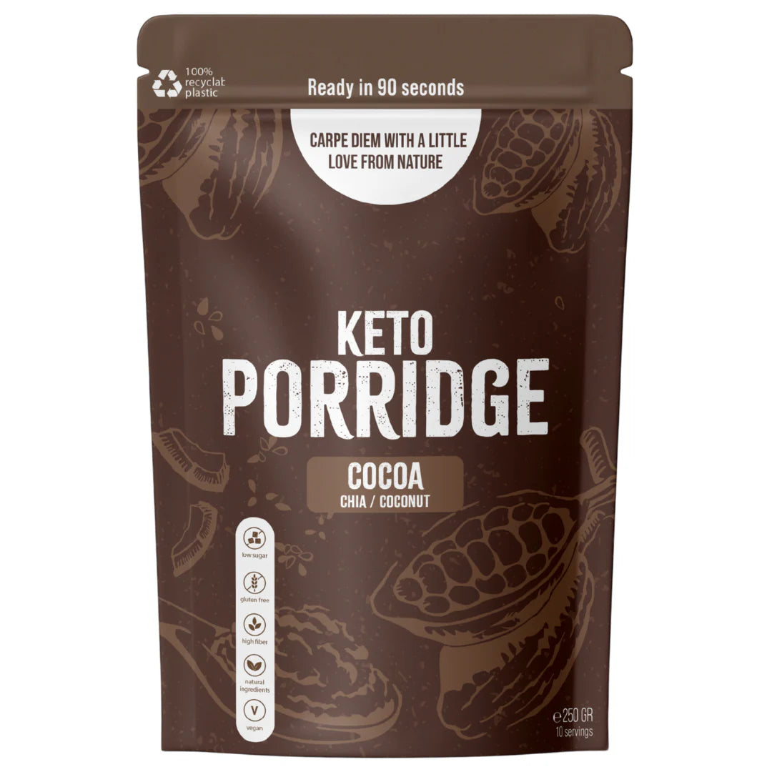 Porridge Keto cu Cacao
