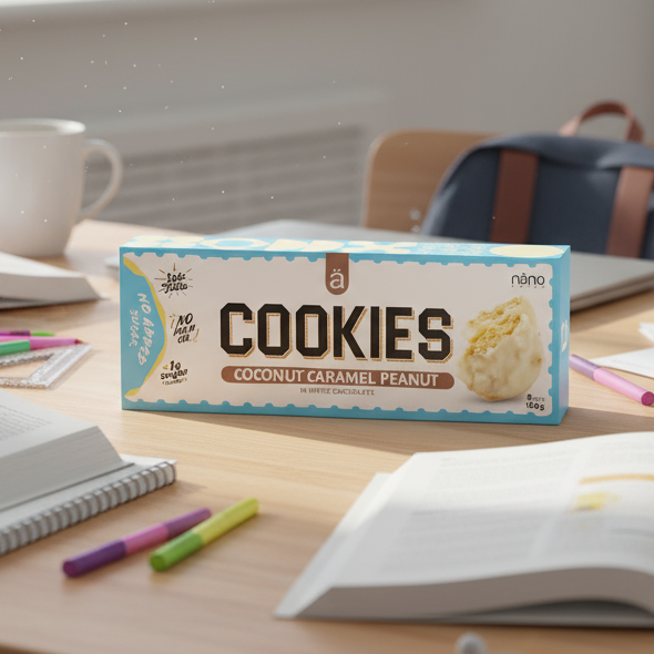 Prajiturele cu Cocos, Caramel si Alune